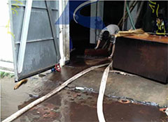 萬(wan)年水泥廠(chang)水塔除鏽(xiu)除垢清洗(xǐ)